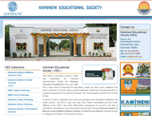Tablet Screenshot of kesindia.org